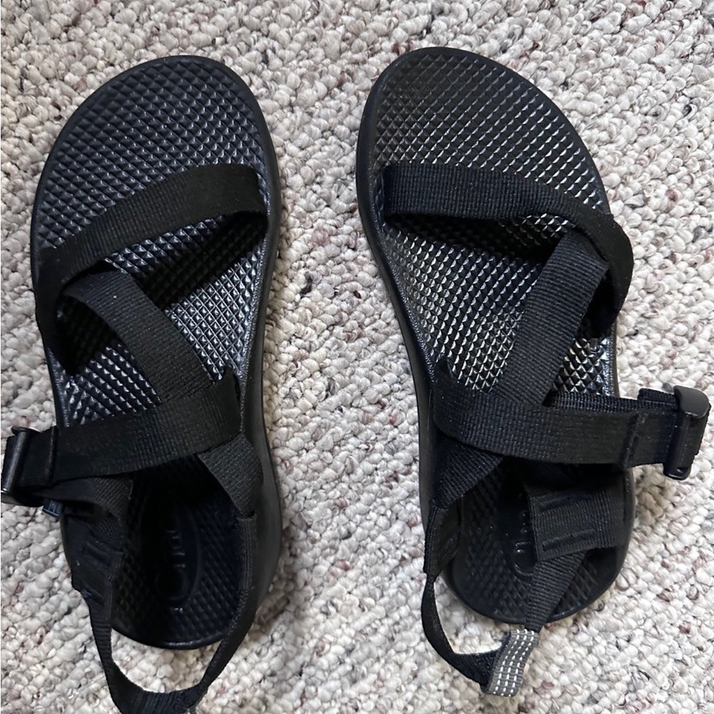 Chaco Kids Black Webbing Sandals